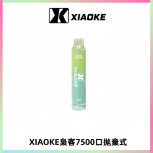XIAOKE梟客7500Puffs跑馬燈拋棄式電子煙 可發光一次性